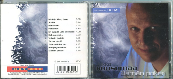 JUKKA RUUSUMAA . CD-LEVY . ELÄMÄN POKERI