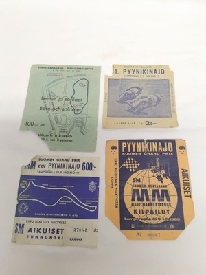 PYYNIKIN AJOJEN PÄÄSYLIPPUJA