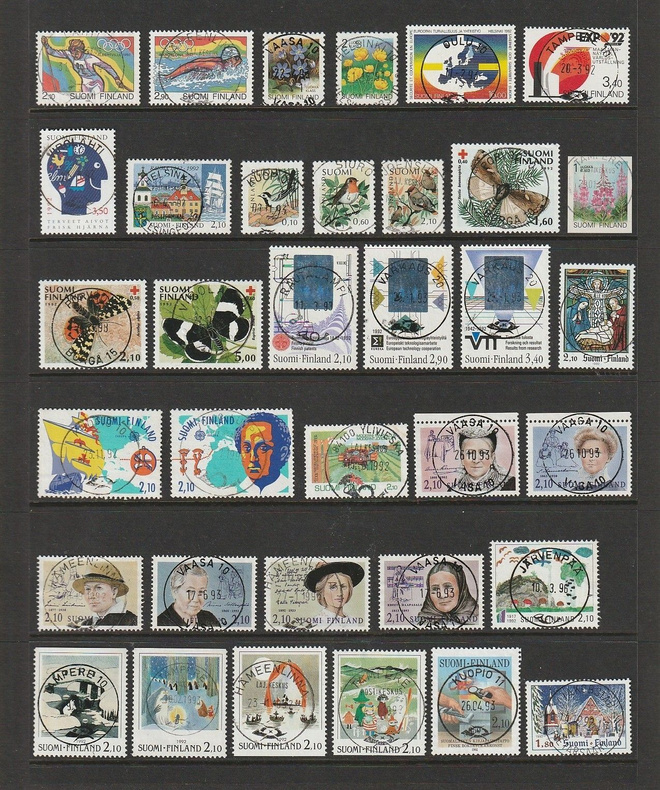 Vuoden 1992 merkit loistoleimattuina.