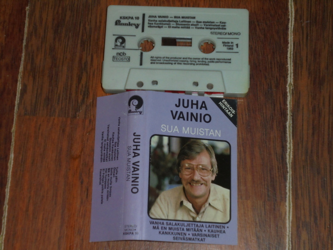 C-kasetti - JUHA VAINIO - Sua Muistan - 1983 MINT-