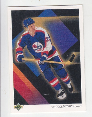 Thomas Steen 90-91 UD Winnipeg Jets cl