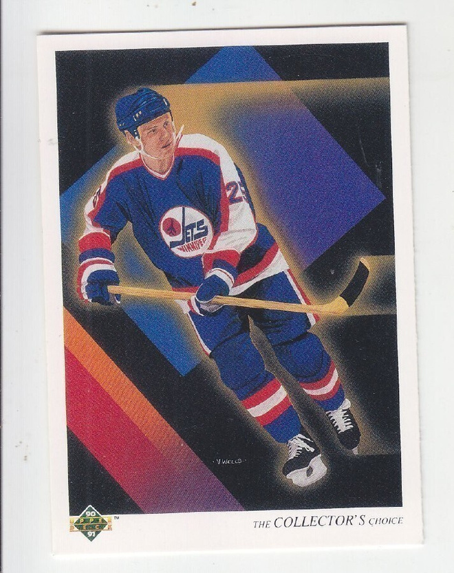 Thomas Steen 90-91 UD Winnipeg Jets cl