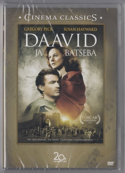 Daavid ja Batseba (1951) Gregory Peck, Susan Hayward (UUSI)