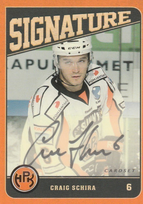 2013/14 Cardset Signature Craig Schira , HPK