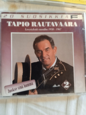 CD- LEVY : 20 SUOSIKKIA : TAPIO RAUTAVAARA : JUOKSE SINÄ HUM