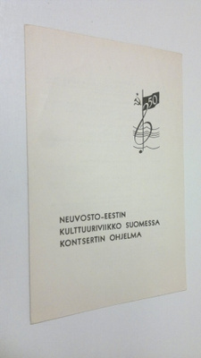 Neuvosto-eestin kulttuuriviikko suomessa