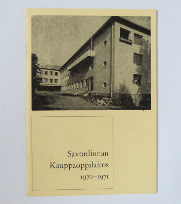 Savonlinnan Kauppaoppilaitos 1970 -1971 Toimintakertomus
