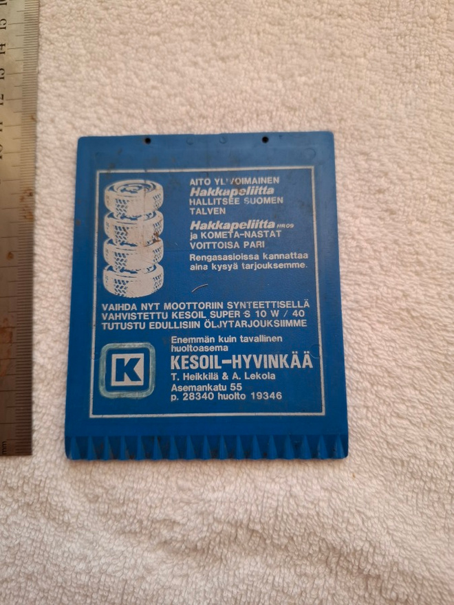 KESOIL HYVINKÄÄ Jääraappa vintage