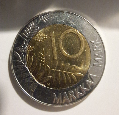 10 markan kolikoita 30 kpl