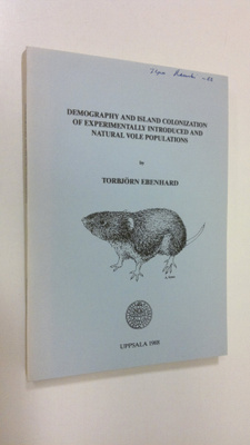 Torbjörn Ebenhard : Demography and island colonization of...