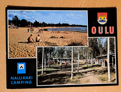 Oulu, Nallikari, ranta ja leirintäalue, kulkematon