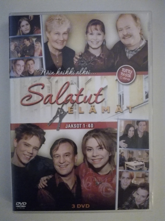 Salatut elämät, Jaksot 1 - 40, 3 Levyä! - DVD