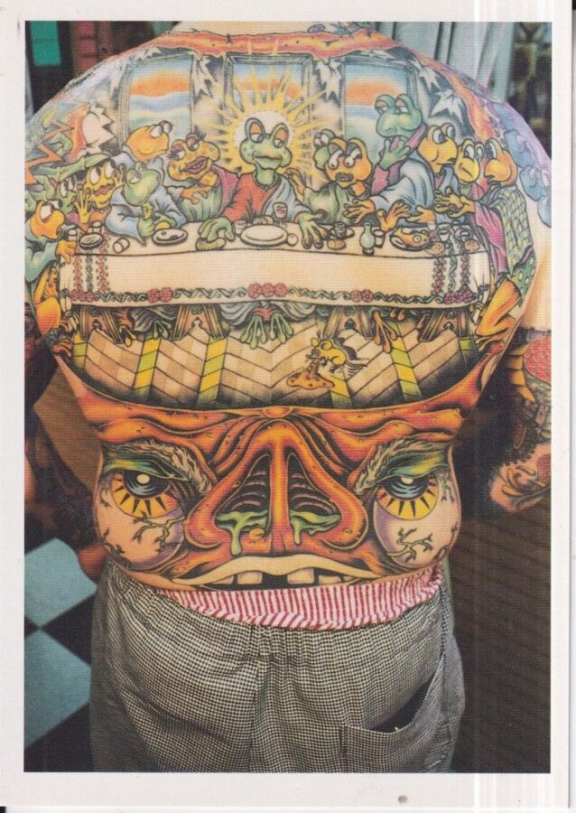 Tatuointi, Contemporary Tattoo by Dave Lum. USA ,  e110