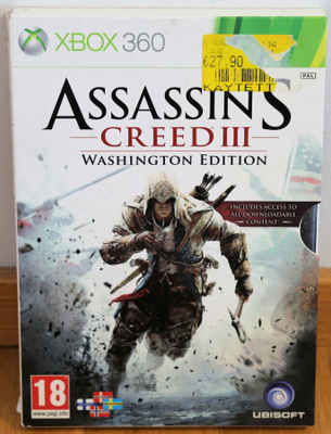 XBOX 360: Assassin's Creed III - Washington Edition