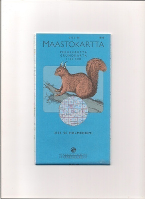 Maastokartta 1:20 000 Halmeniemi