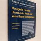 Roger W. Mills : Managerial finance, shareholder value an... - pikkukuva 1