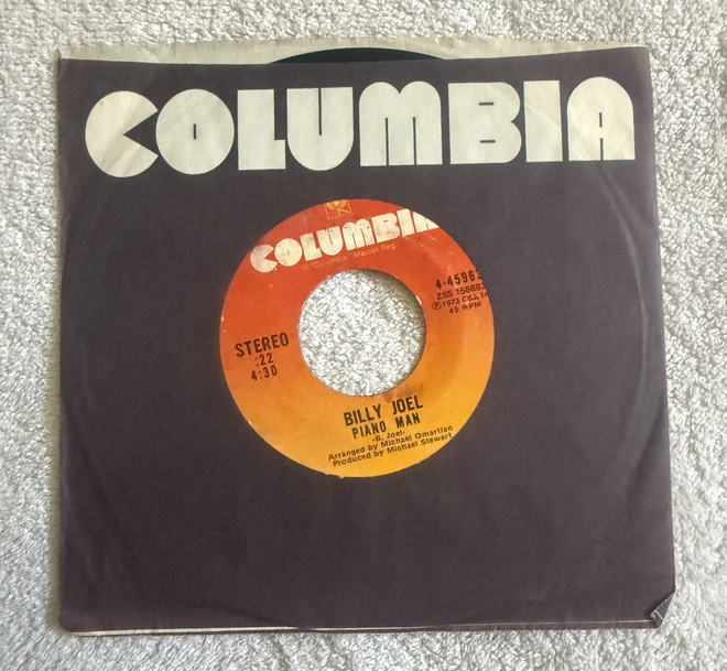 BILLY JOEL - PIANO MAN / YOU'RE MY HOME 7" SINGLE