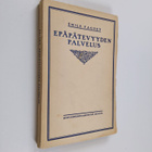 Emile Faguet : Epäpätevyyden palvelus - pikkukuva 1
