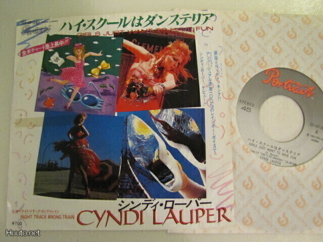 Cyndi Lauper Girls just want to have fun 7 45 japani 1983