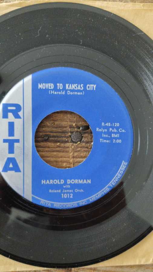 Harold Dorman - Moved To Kansas City 7"