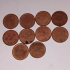 5 penniä 1935 kupari 10 kpl - pikkukuva 1