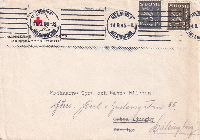 MANNERHEIMIN LASTENSUOJELULIITON LÄH. RUOTSIIN
