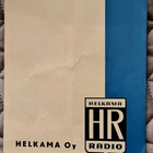 Helkama HR Radio – esite vuodelta 1958/1959 - pikkukuva 1