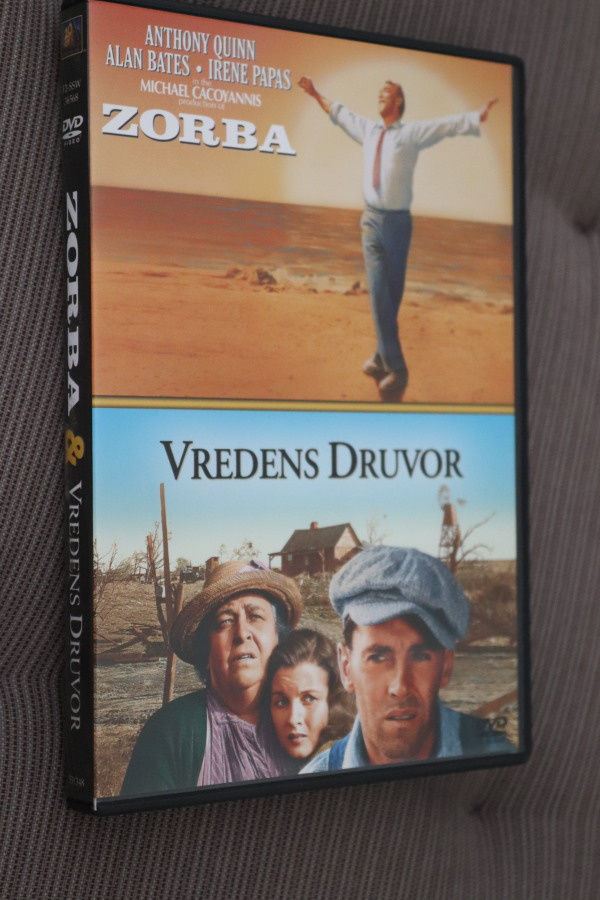 2DVD Soita minulle Zorbas 1964 & Vihan hedelmät 1940