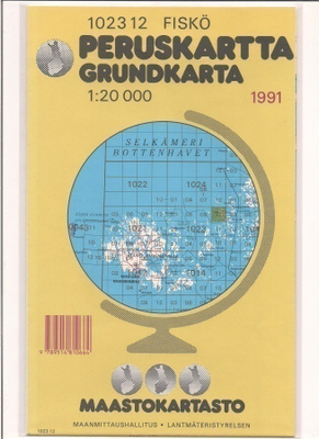 Peruskartta 1:20 000 Fiskö