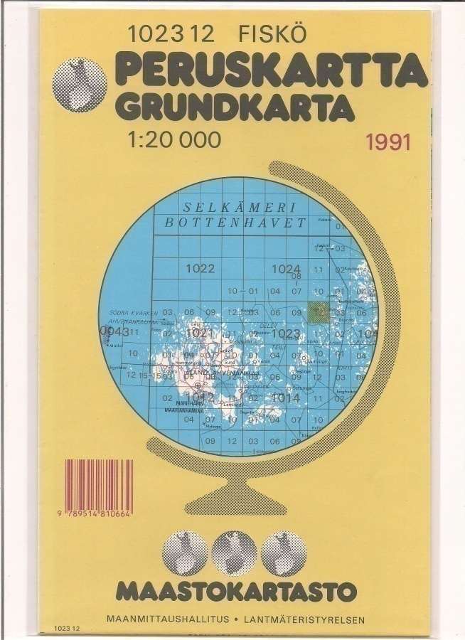 Peruskartta 1:20 000 Fiskö