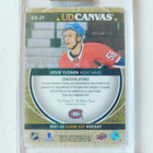 Jesse Ylönen - 21-22 UD Clear-Cut Black Canvas Rookie AU /25 - pikkukuva 2
