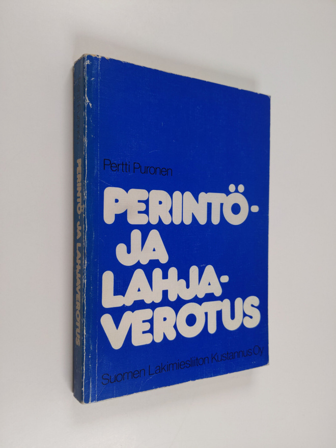 Pertti Puronen : Perintö- ja lahjaverotus