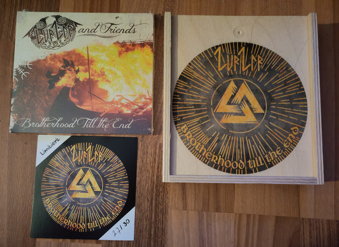 Zurzir And Friends - Brotherhood Till The End CD WOODEN BOX