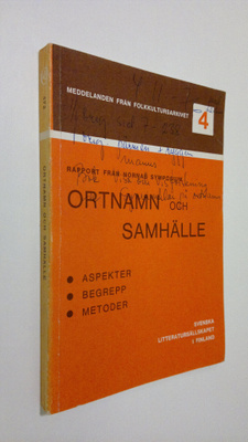 red. av Kurt Zilliacus : Ortnamn och samhälle : aspekter,...