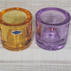 Iittala vanha keltainen ja vaalea lila kivi / nuutajärvi - pikkukuva 1