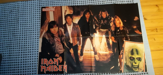 Iron Maiden juliste (80-l alun Suosikki)