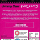 Jimmy Carr  -  Being Funny  -  DVD - pikkukuva 2