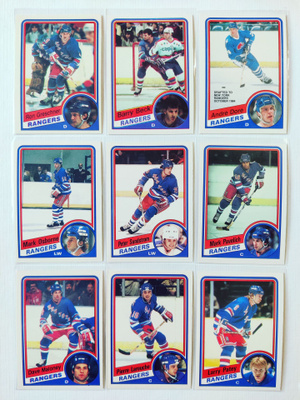 84-85 Opc - New York Rangers 14kpl