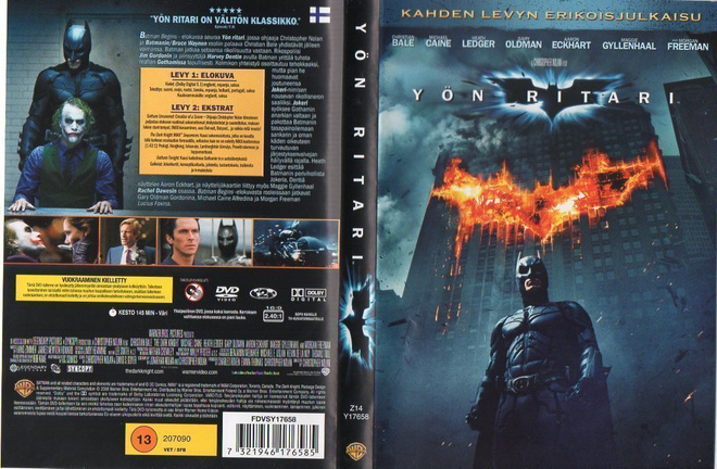 BATMAN yön ritari	(6 207)	k	-FI-	suomik.	DVD	(2)	christian b
