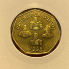 Haitin kolikko 5 Gourdes UNC, 1998 - pikkukuva 2