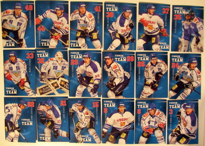 Cardset 2009-10 Finnish National Team kortteja