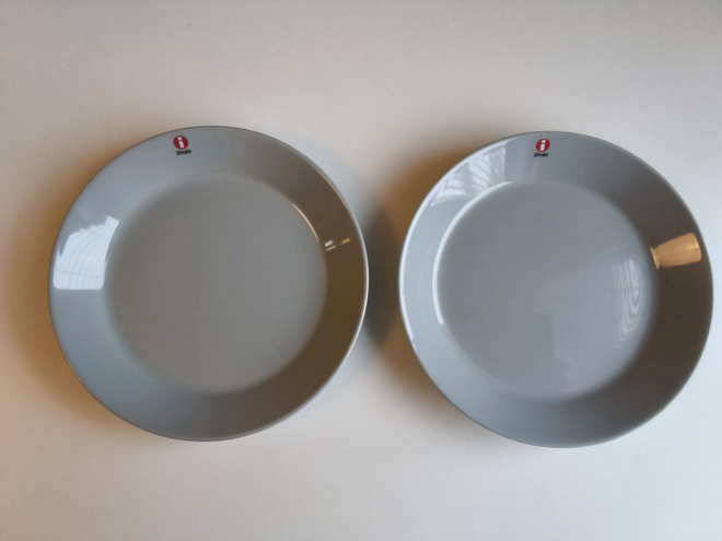 TEEMA LAUTASET 17 cm helmen harmaa • Iittala