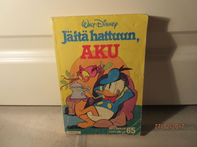 Aku Ankan taskukirja 65 - Jäitä hattuun, Aku (1.Painos)