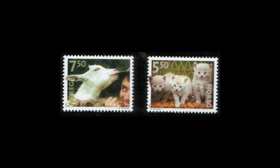 Norja 1409-10 ** Lemmikkieläimiä (2001)