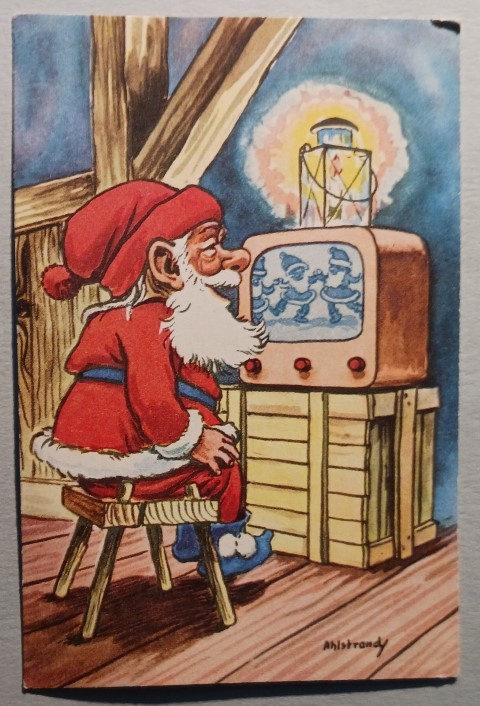 Ahlstrand: Tonttu katsoo TV:sta tonttuohjelmaa, ei p.