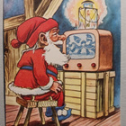 Ahlstrand: Tonttu katsoo TV:sta tonttuohjelmaa, ei p. - pikkukuva 1