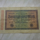 Saksa 20 000 Mark 1923 seteli - pikkukuva 1