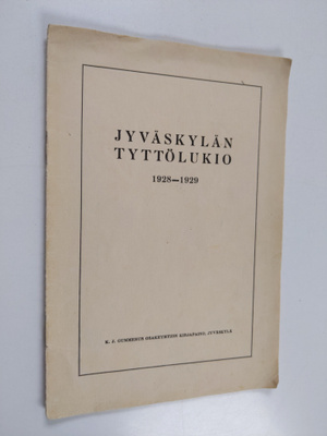 Jyväskylän tyttölukio 1928-1929
