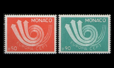 Monaco 1073-4 ** Europa (1973)