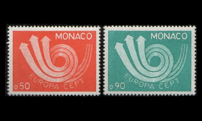 Monaco 1073-4 ** Europa (1973)